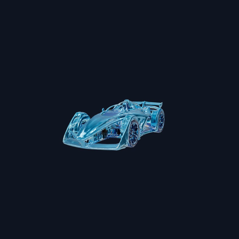 Crystal Blue Speedster model pack